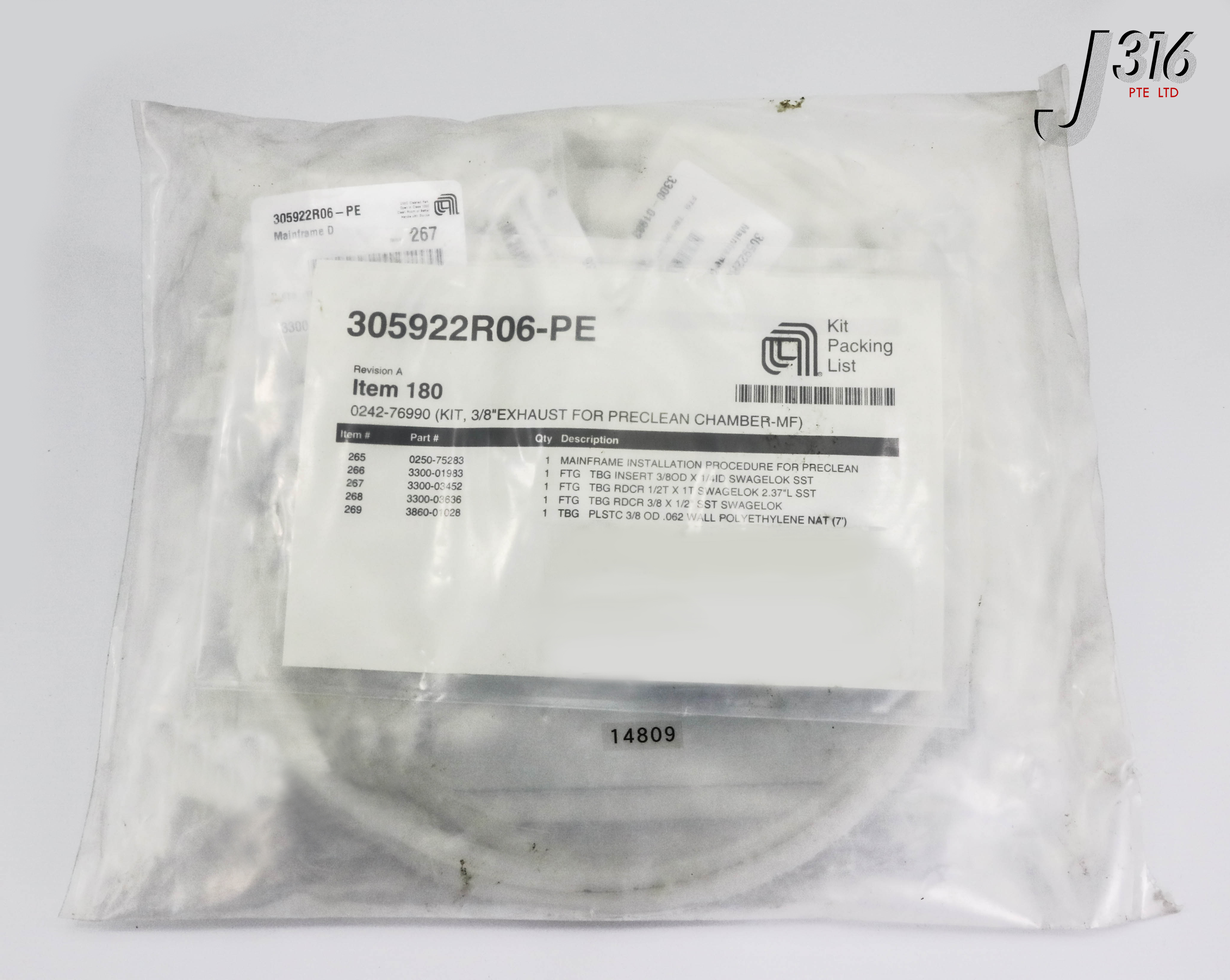 14809 APPLIED MATERIALS KIT,3/8